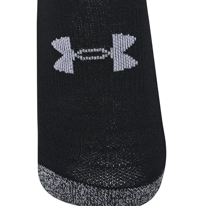 Meia Unissex Under Armour Heatgear Invisivel - Pacote com 3 pares