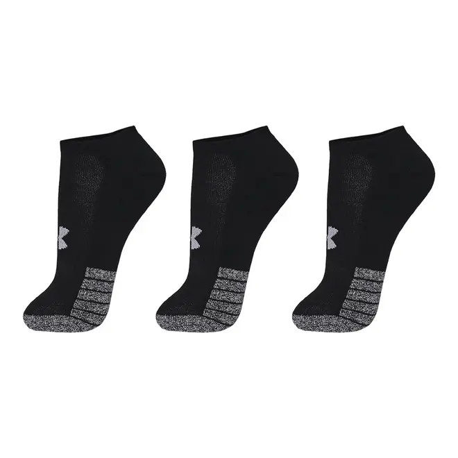 Meia Unissex Under Armour Heatgear Invisivel - Pacote com 3 pares