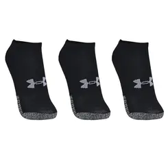 Meia Unissex Under Armour Heatgear Invisivel - Pacote com 3 pares