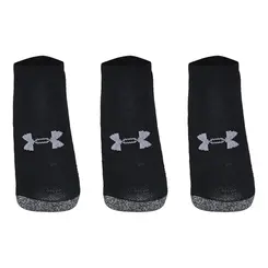 Meia Unissex Under Armour Heatgear Invisivel - Pacote com 3 pares