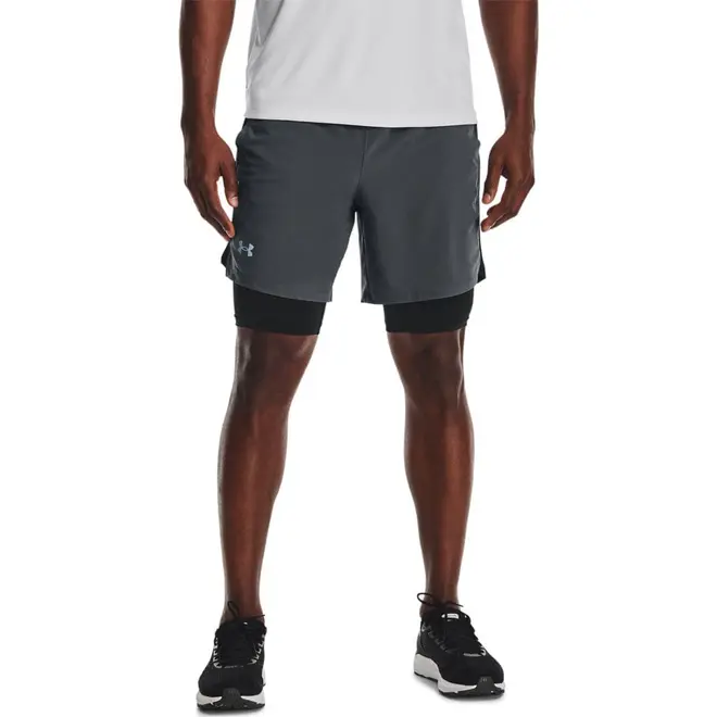 Shorts de Treino Masculino Under Armour Launch 7 2-IN-1