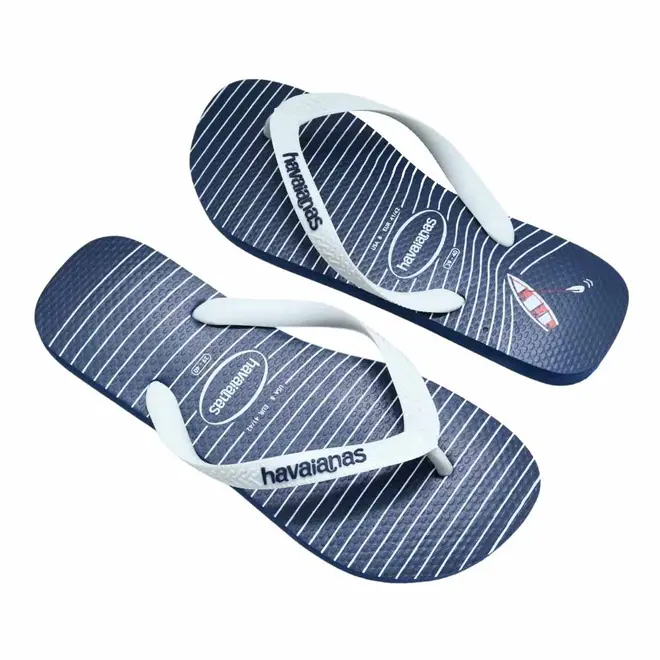 Chinelo Havaianas Top Nautical Masculino Marinho
