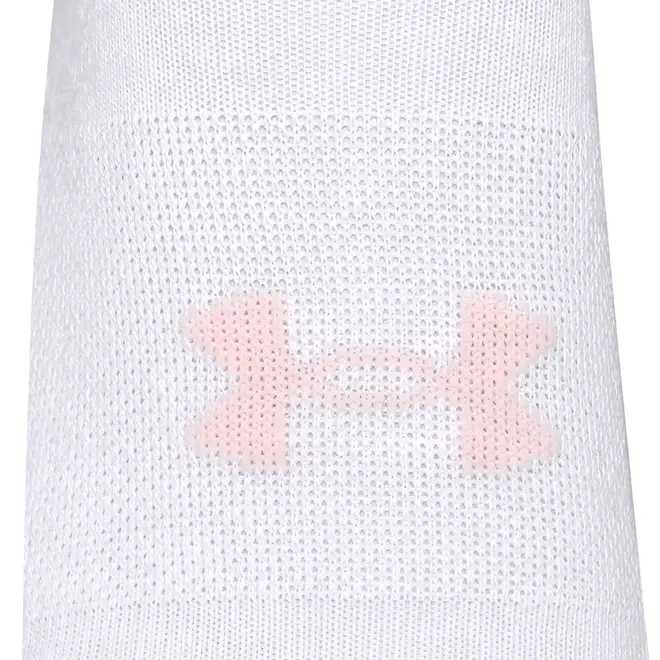 Meia Unissex Under Armour Essentials Invisivel - Pacote com 6 pares