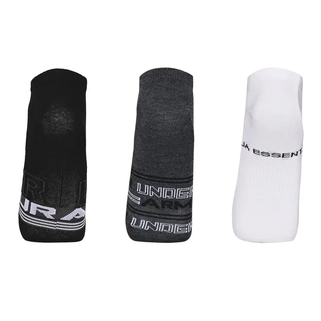 Meia Under Armour Essential Invisivel - Pacote com 3 pares