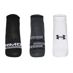 Meia Under Armour Essential Invisivel - Pacote com 3 pares