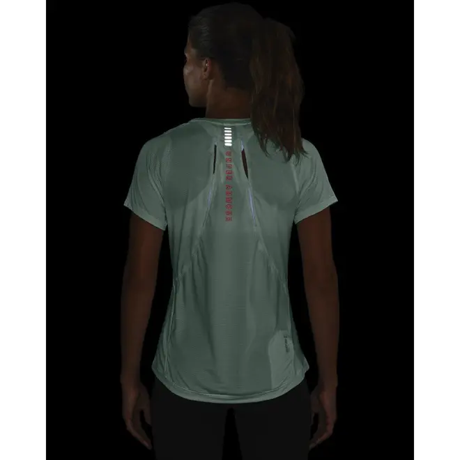 Camiseta de Corrida Feminina Under Armour Qualifier ISO-CHILL Short Sleeve