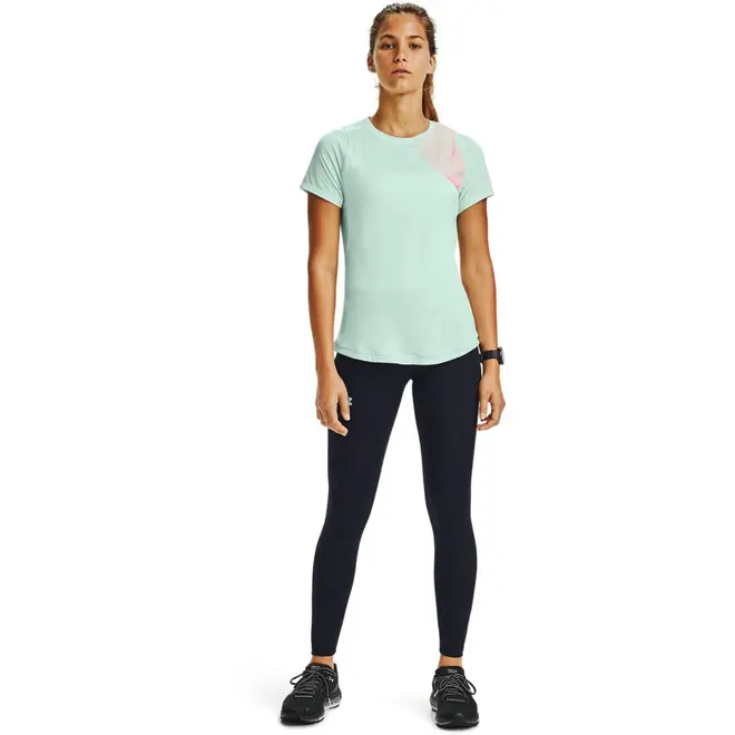 Camiseta de Corrida Feminina Under Armour Qualifier ISO-CHILL Short Sleeve