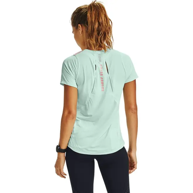 Camiseta de Corrida Feminina Under Armour Qualifier ISO-CHILL Short Sleeve