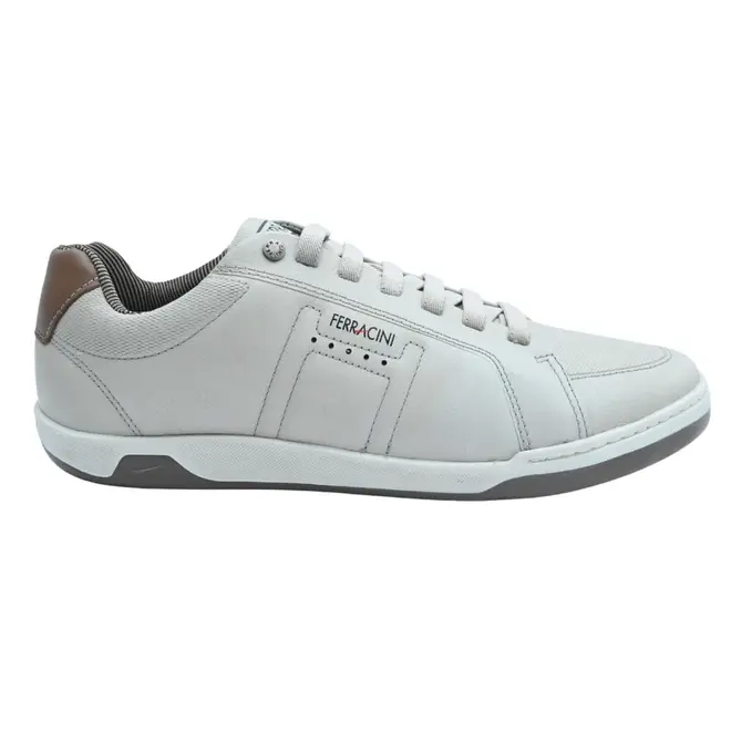 Sapatênis Casual Ferracini Lexus Masculino Cinza Claro