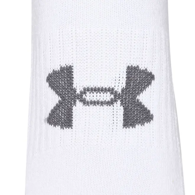 Meia Unissex Under Armour Core Cotton Cano curto - Pacote com 3 pares