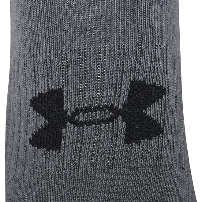 Meia Unissex Under Armour Core Cotton Cano curto - Pacote com 3 pares