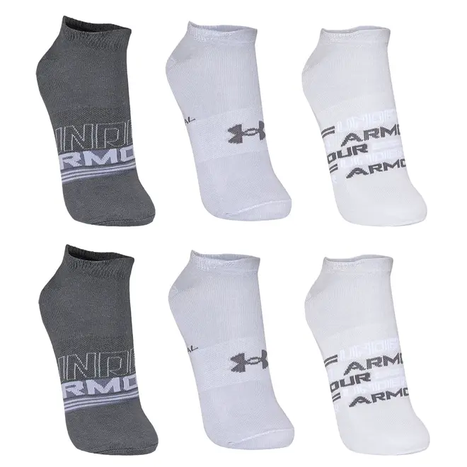 Meia de Treino Unissex Under Armour Essentials NS - Pacote com 6 pares