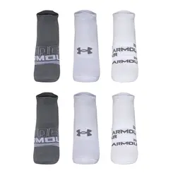 Meia de Treino Unissex Under Armour Essentials NS - Pacote com 6 pares
