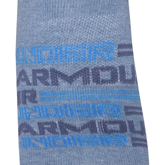Meia Under Armour Essential Invisivel - Pacote com 3 pares