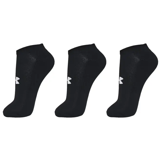 Meia Under Armour Cotton Invisivel - Pacote com 3 pares
