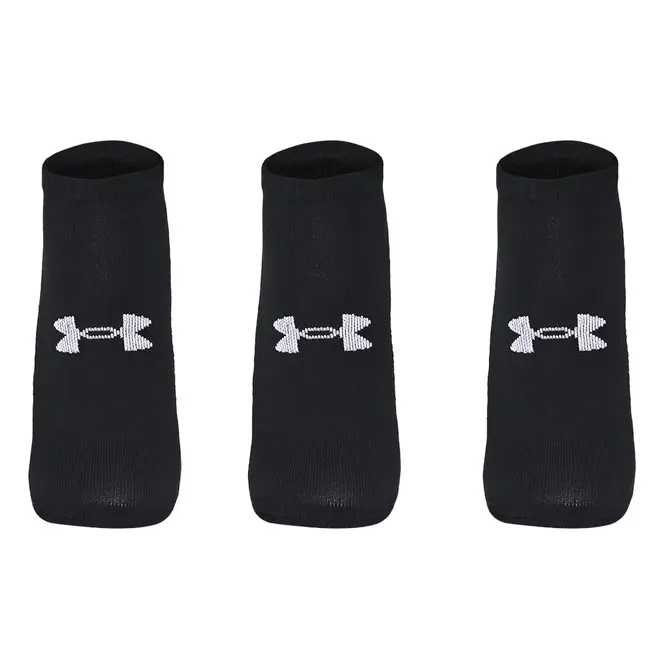 Meia Under Armour Cotton Invisivel - Pacote com 3 pares