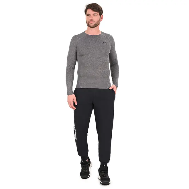 Camiseta Manga Longa de Compressão Masculina Under Armour HeatGear