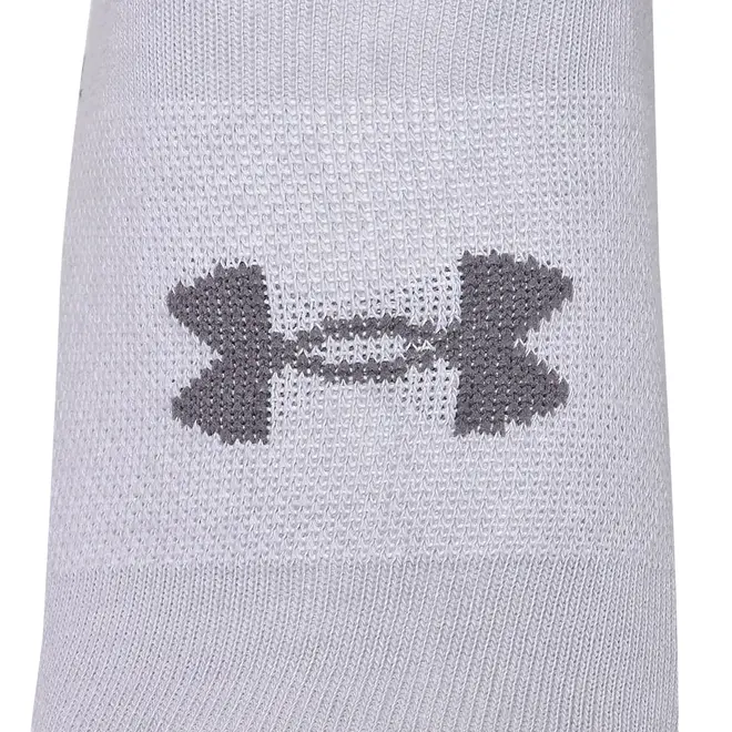 Meia Under Armour Essential Invisivel - Pacote com 3 pares