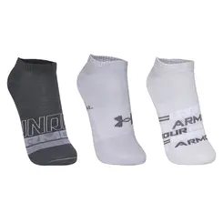 Meia Under Armour Essential Invisivel - Pacote com 3 pares