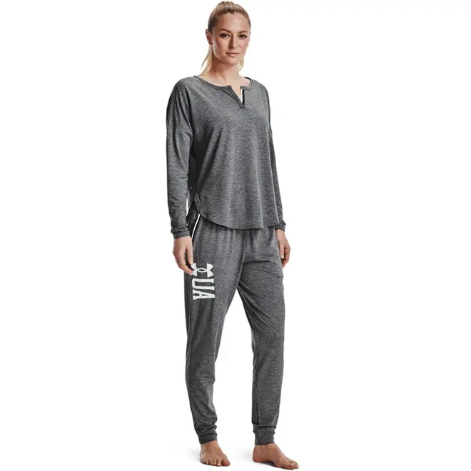 Camiseta de Treino Feminina Under Armour Recover Sleep LS Novelty