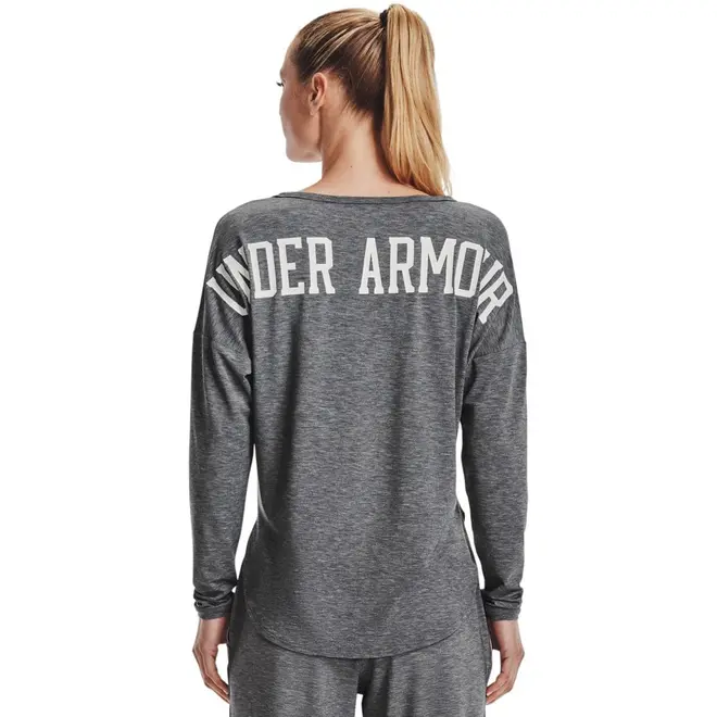 Camiseta de Treino Feminina Under Armour Recover Sleep LS Novelty