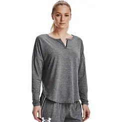 Camiseta de Treino Feminina Under Armour Recover Sleep LS Novelty