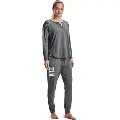 Camiseta de Treino Feminina Under Armour Recover Sleep LS Novelty