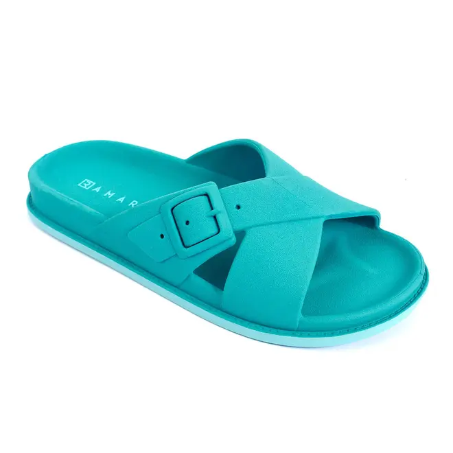 Tamanco Ramarim Birken Gisele Azul Feminino
