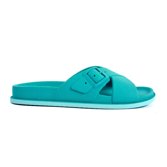 Tamanco Ramarim Birken Gisele Azul Feminino