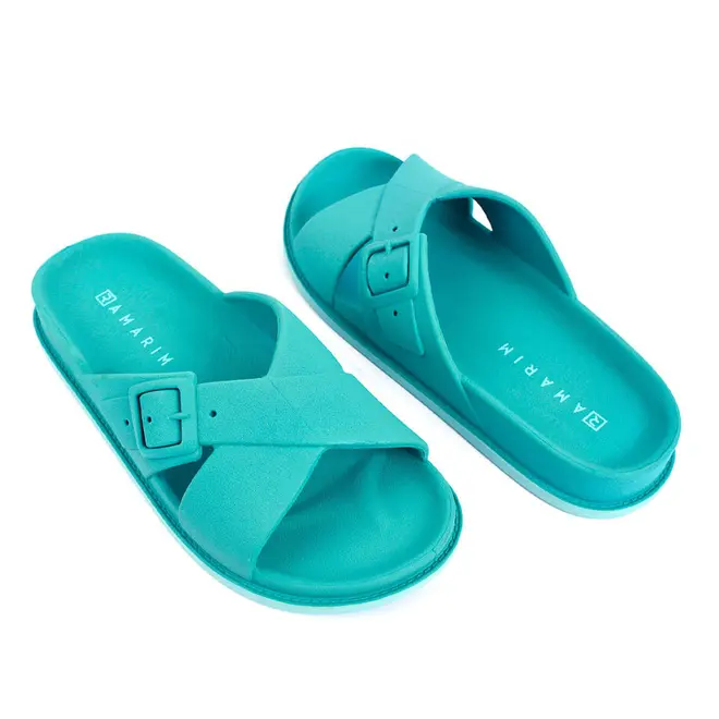 Tamanco Ramarim Birken Gisele Azul Feminino