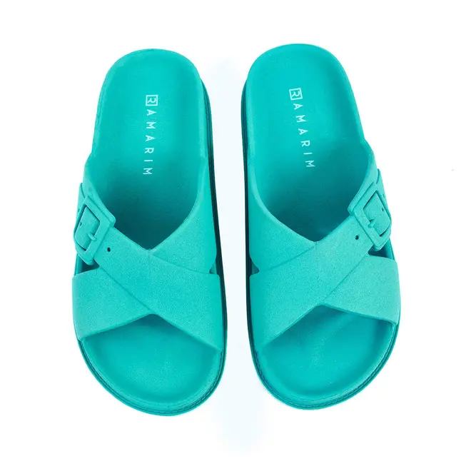Tamanco Ramarim Birken Gisele Azul Feminino