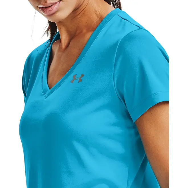 Camiseta de Treino Feminina Tech Short Sleeve V Neck Under Armour