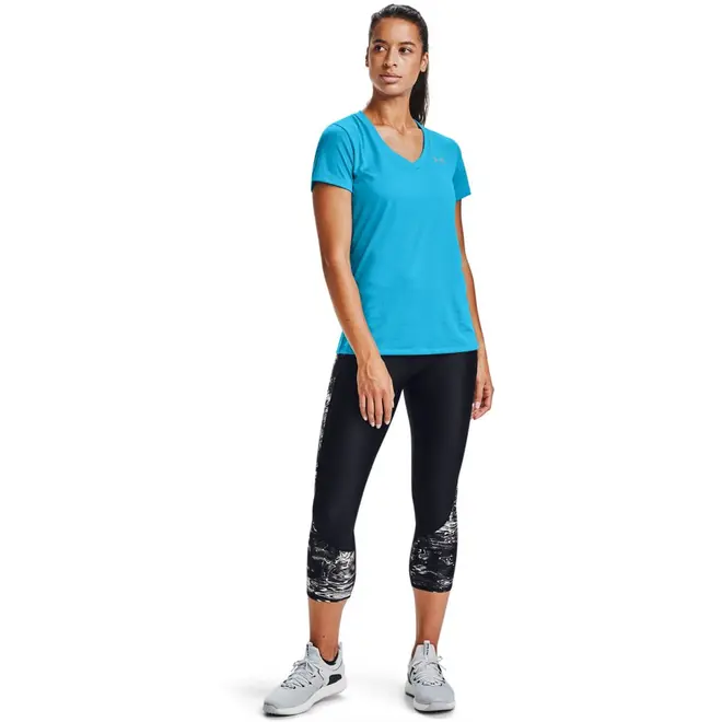 Camiseta de Treino Feminina Tech Short Sleeve V Neck Under Armour