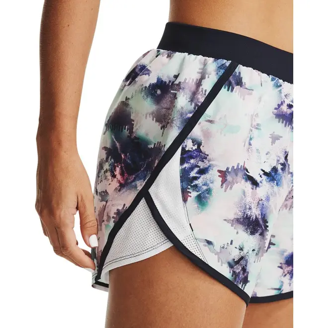 Shorts de Corrida Feminino Under Armour Fly By 2.0 Printed