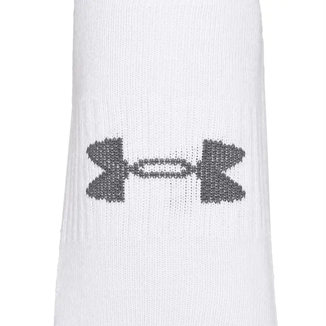 Meia Under Armour Cotton Invisivel - Pacote com 3 pares