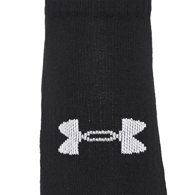 Meia Under Armour Cotton Invisivel - Pacote com 3 pares