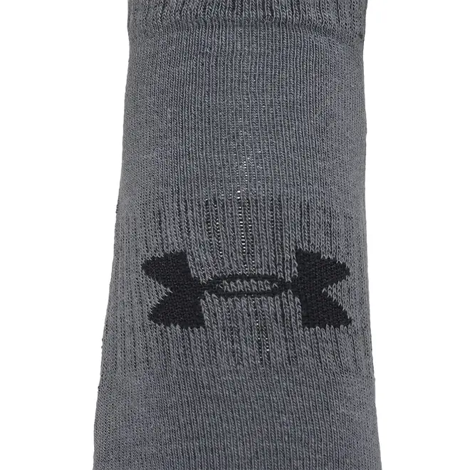 Meia Under Armour Cotton Invisivel - Pacote com 3 pares