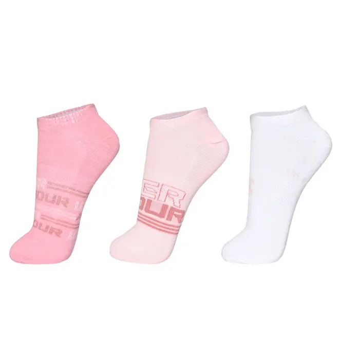 Meia Under Armour Essential Invisivel - Pacote com 3 pares