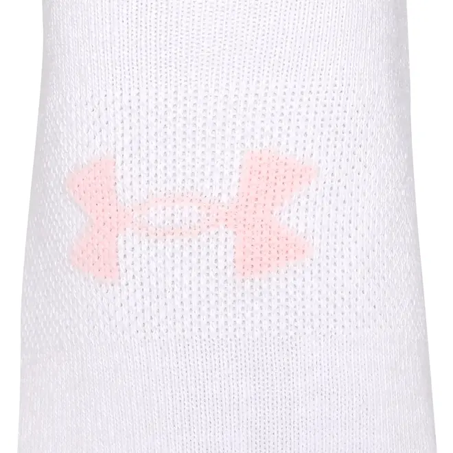 Meia Under Armour Essential Invisivel - Pacote com 3 pares