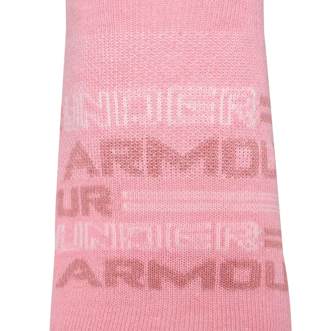 Meia Under Armour Essential Invisivel - Pacote com 3 pares