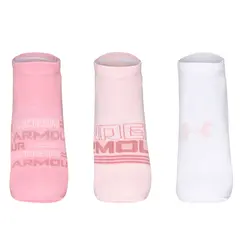 Meia Under Armour Essential Invisivel - Pacote com 3 pares