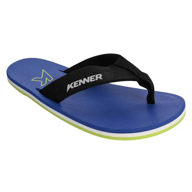 Chinelo Kenner Kinno Azul e Verde Masculino