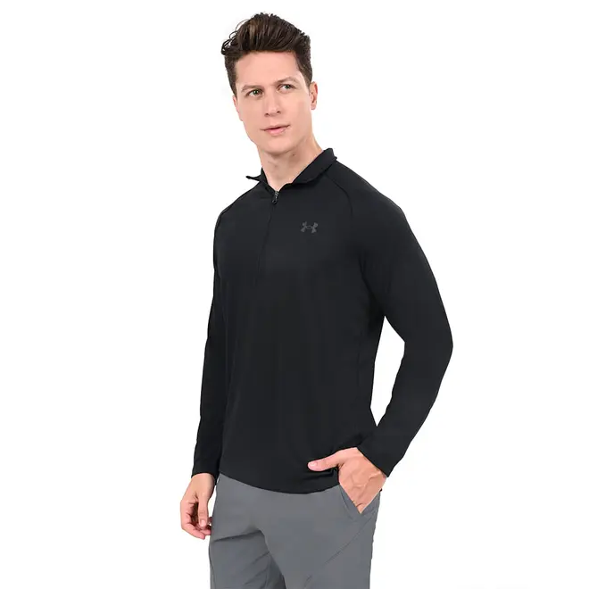 Camiseta Manga Longa de Treino Masculina Under Armour Tech ½ Zip