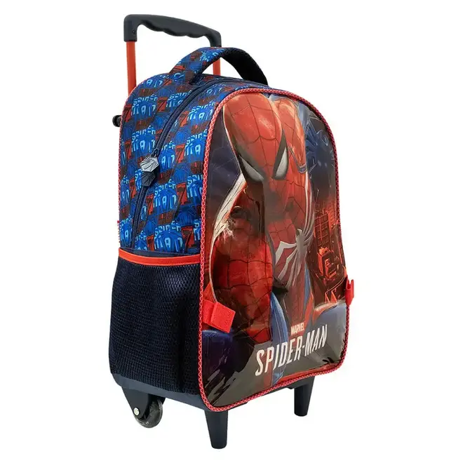 Mochila com Rodinhas 16" Spider-Man Xeryus - Colorida
