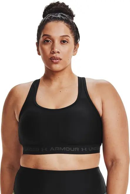 Top de Treino Plus Size Feminino Under Armour Crossback Mid Bra