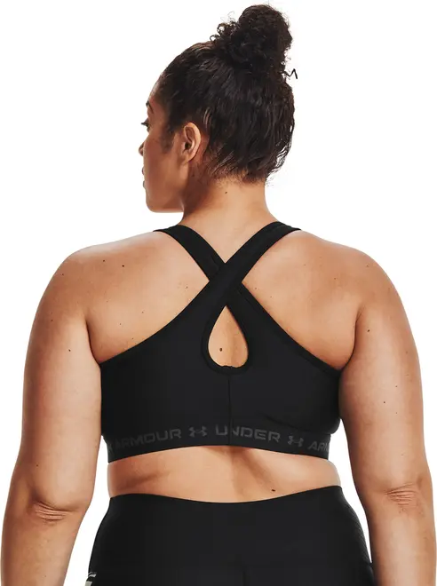 Top de Treino Plus Size Feminino Under Armour Crossback Mid Bra