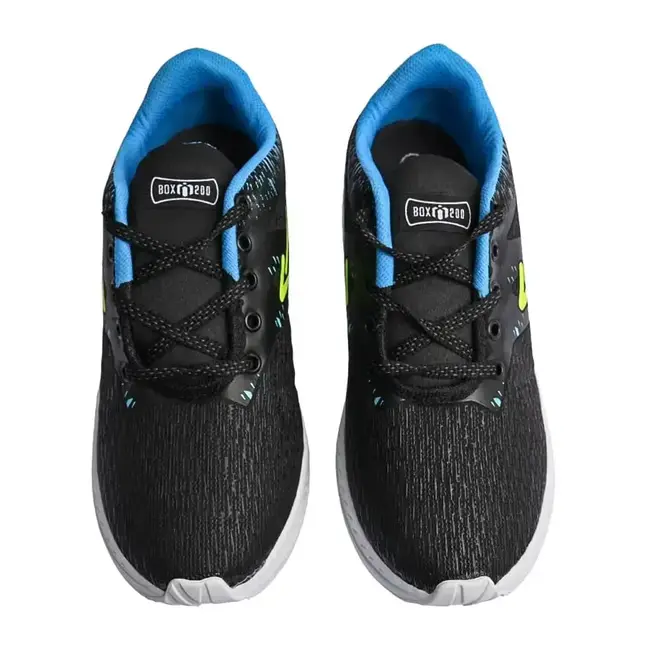 Tênis Esportivo Masculino Box 200 - Preto/Limão