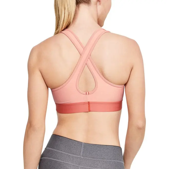 Top de Treino Feminino Under Armour Mid Crossback Heathered