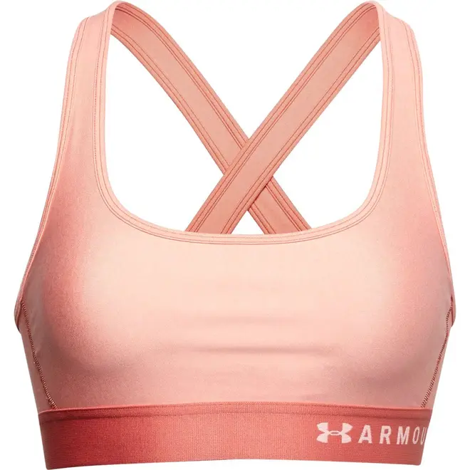 Top de Treino Feminino Under Armour Mid Crossback Heathered