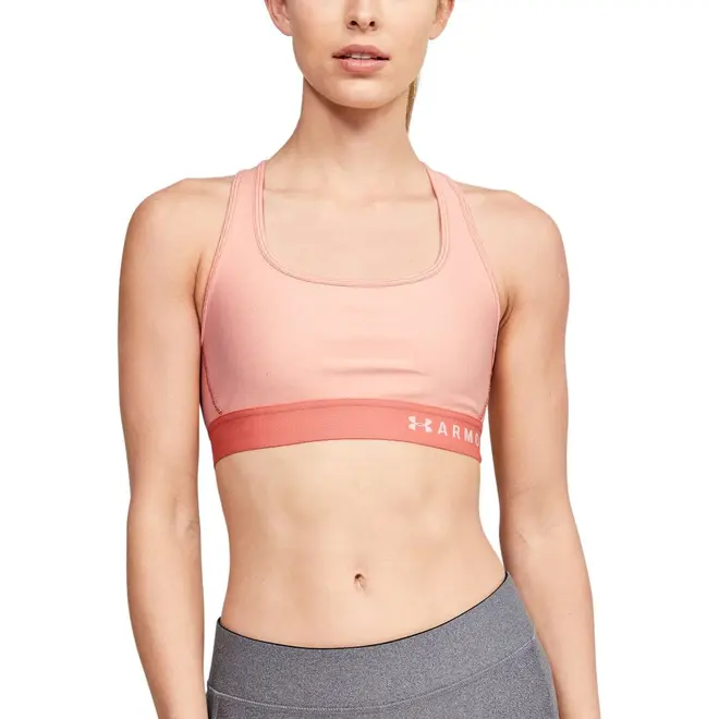 Top de Treino Feminino Under Armour Mid Crossback Heathered
